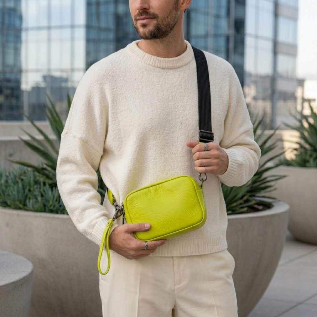 Bandolera Berlín Amarillo Neon