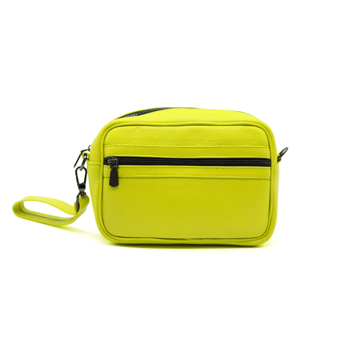 Bandolera León Amarillo Neon