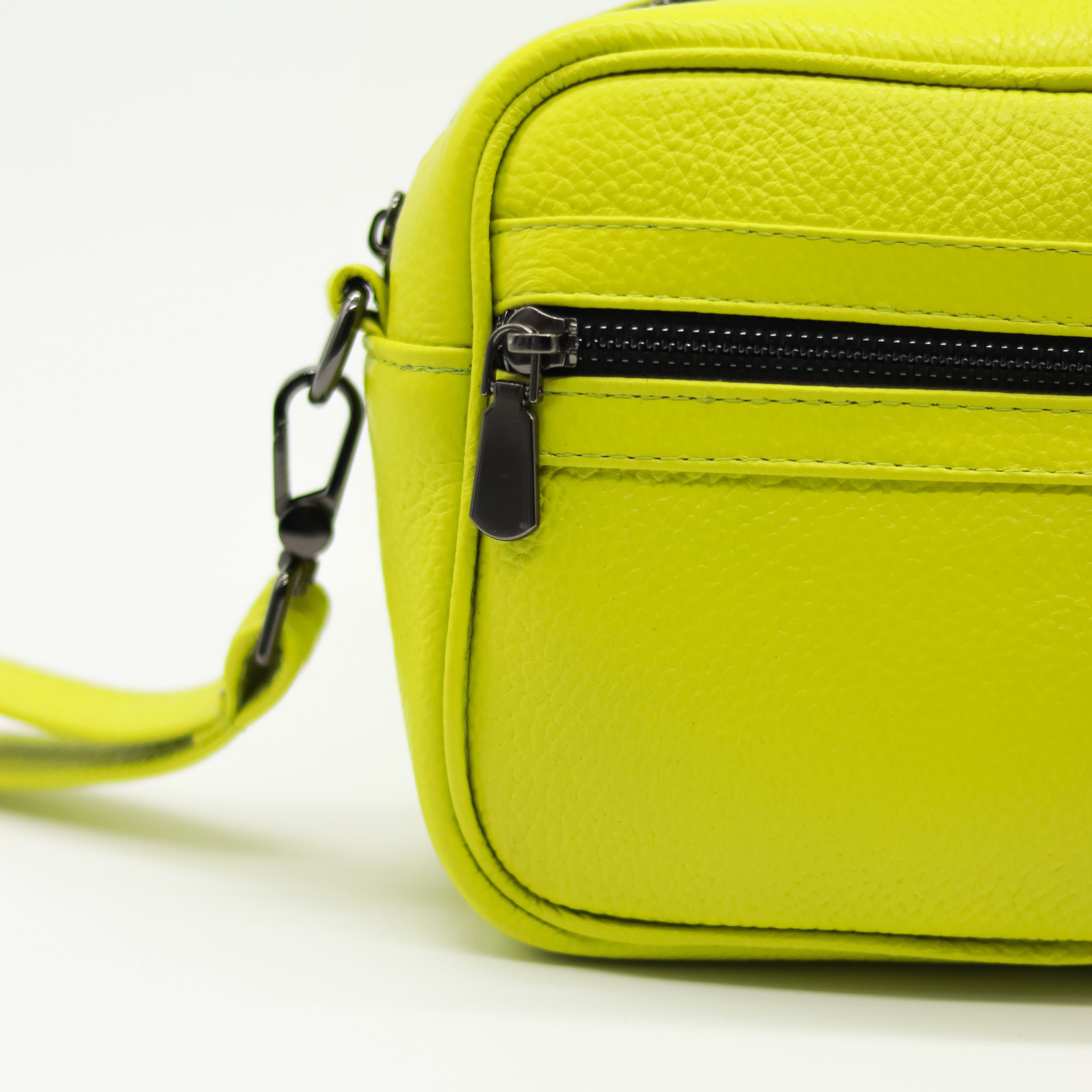 Bandolera León Amarillo Neon